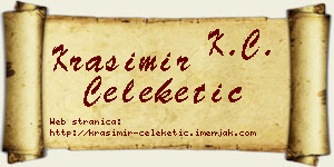 Krasimir Čeleketić vizit kartica